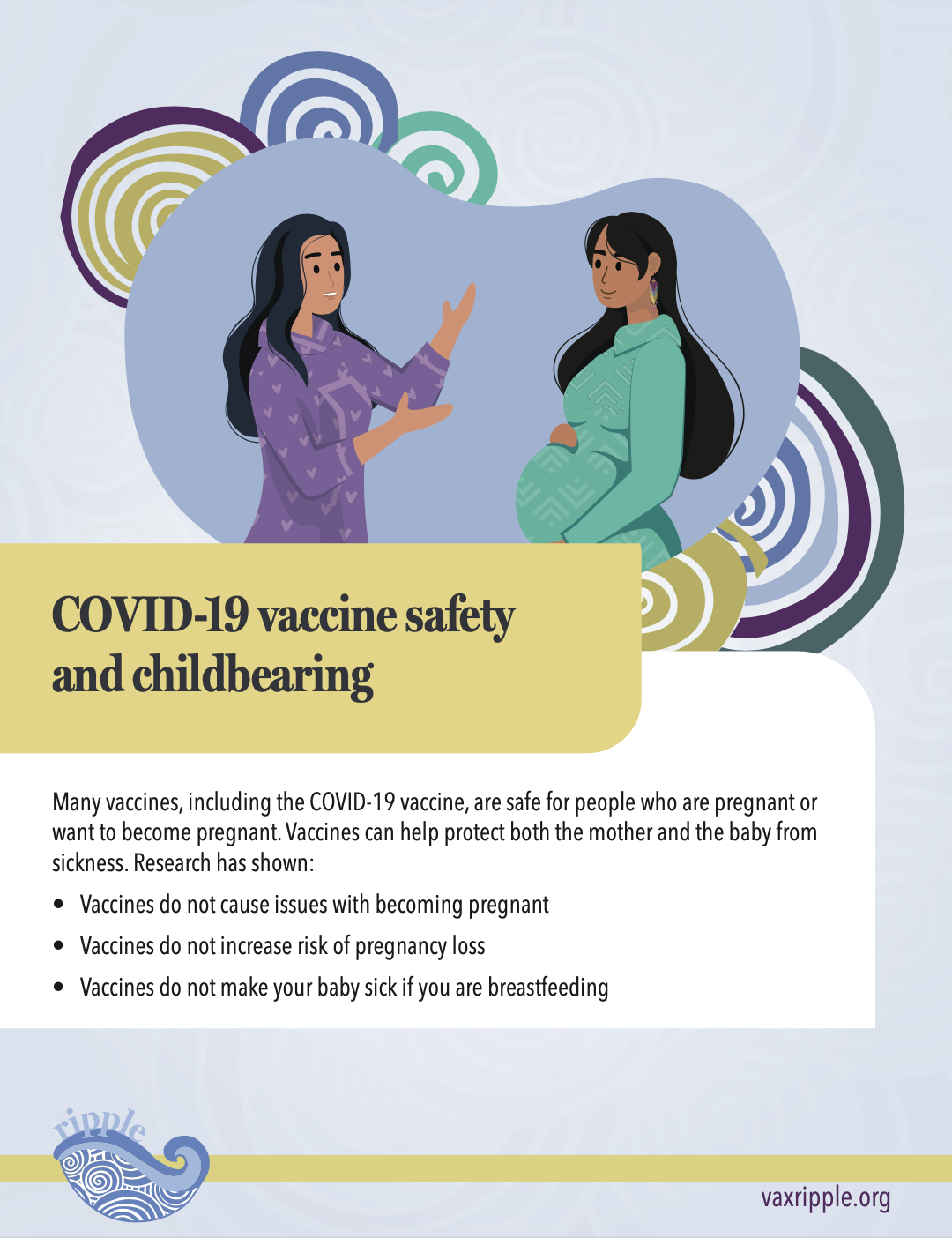 COVID-19 vaccine safety and childbearing